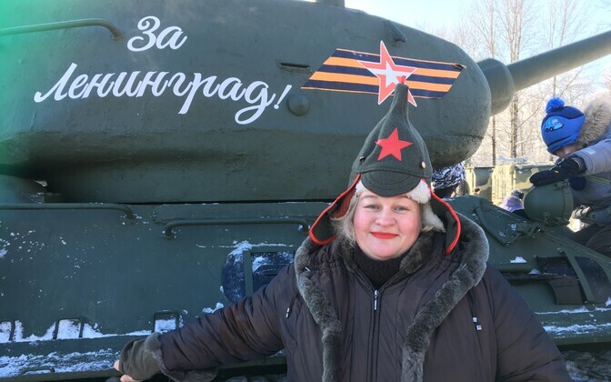 Celebrating the Red Army's 100th anniversary in Ivangorod