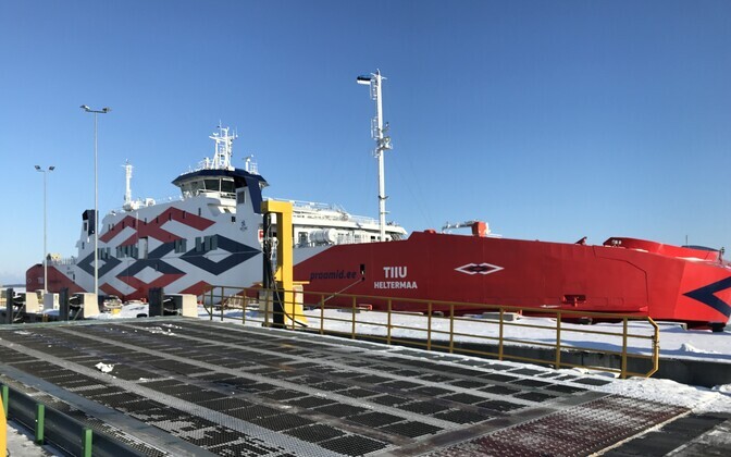 Rohuküla sadam 27. veebruari hommikul