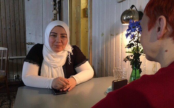 Süüria sõjapõgenik Alaa pakkus Paides oma rahvustoite.