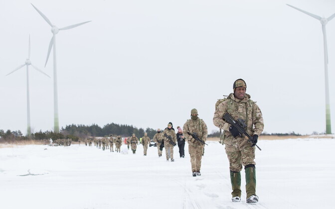 Liitlaste lahingugrupi, Kaitseliidu ja õhuväe ühisõppus Alpha’s Iceman Muhumaal.