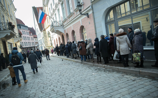 Выборы президента РФ в Таллинне.