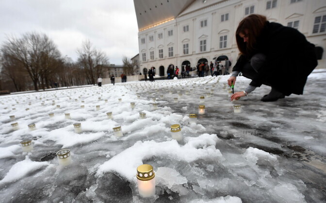 В Нарве почтили память жертв мартовской депортации.