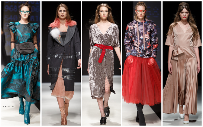 Тенденции Riga Fashion Week: воланы, искусственный мех, велюр, шифон и плиссе.