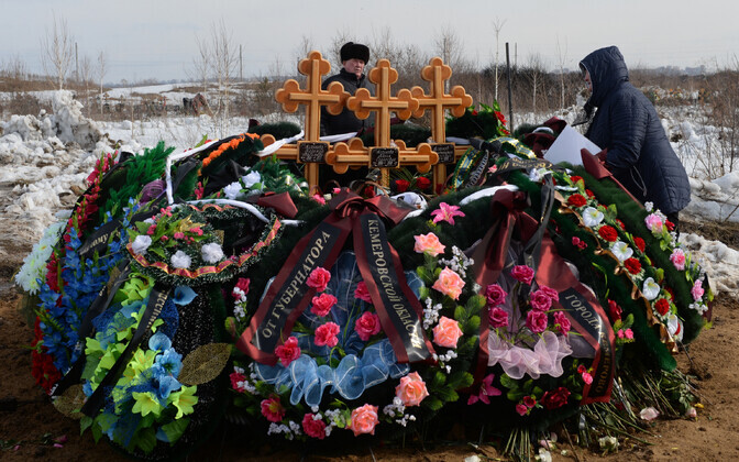 Похороны жертв трегедии в Кемерове.