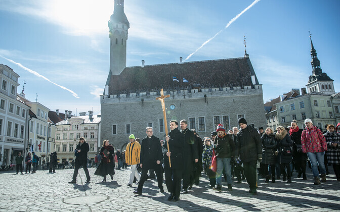 Suure reede ristitee rännak Tallinnas.