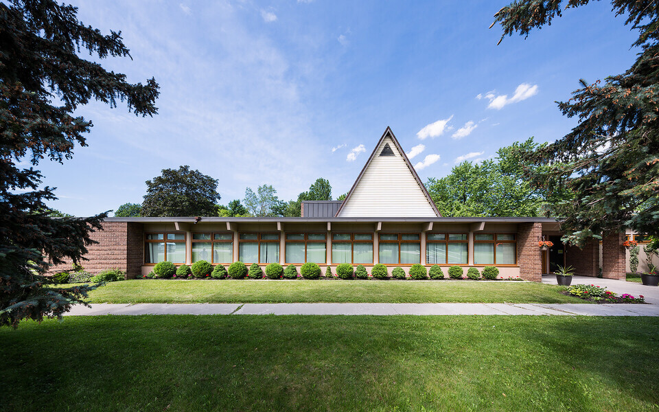 Matteuse kirik Scarborough’s, arhitekt Mihkel Bach, valmis 1955.