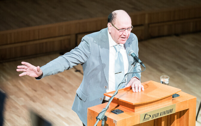 Съезд партии EKRE в Таллинне.