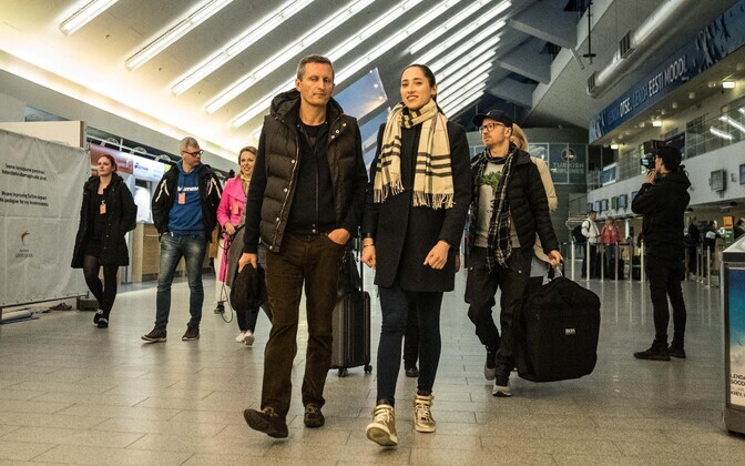 Эстонская команда Евровидения отправилась в Лиссабон.