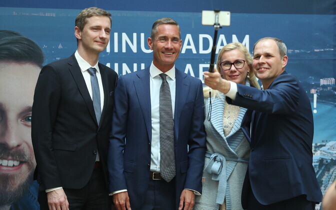 Marko Raid, Kaarel Ots, Kadri Simson ja Valdo Kalm