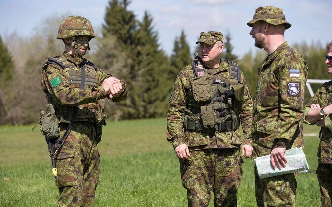 Kindral Riho Terras inspekteeris suurõppust Siil.