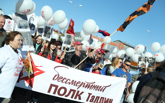 9. mai rongkäik Tallinnas.