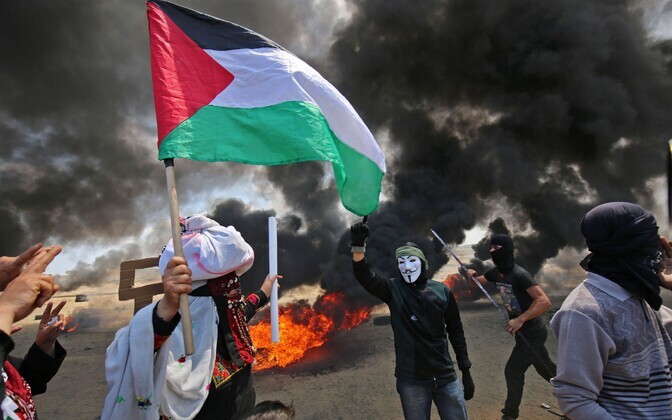 Столкновения на границе сектора Газа.