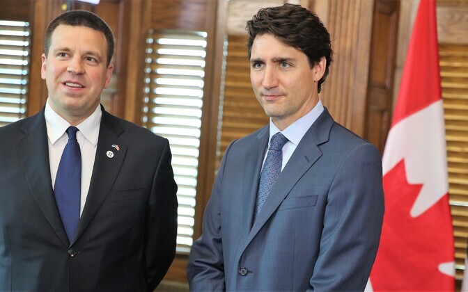 Peaminister Jüri Ratas kohtus Kanada peaministri Justin Trudeau'ga.