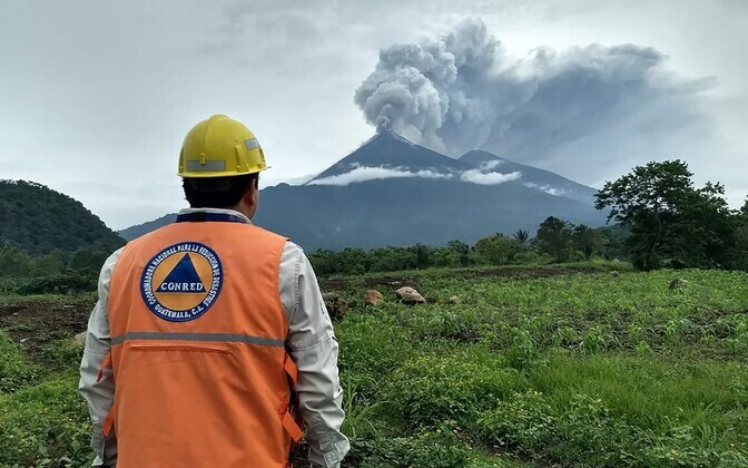Guatemala vulkaanipurskes hukkus vähemalt 25 ja sai viga paarkümmend inimest.