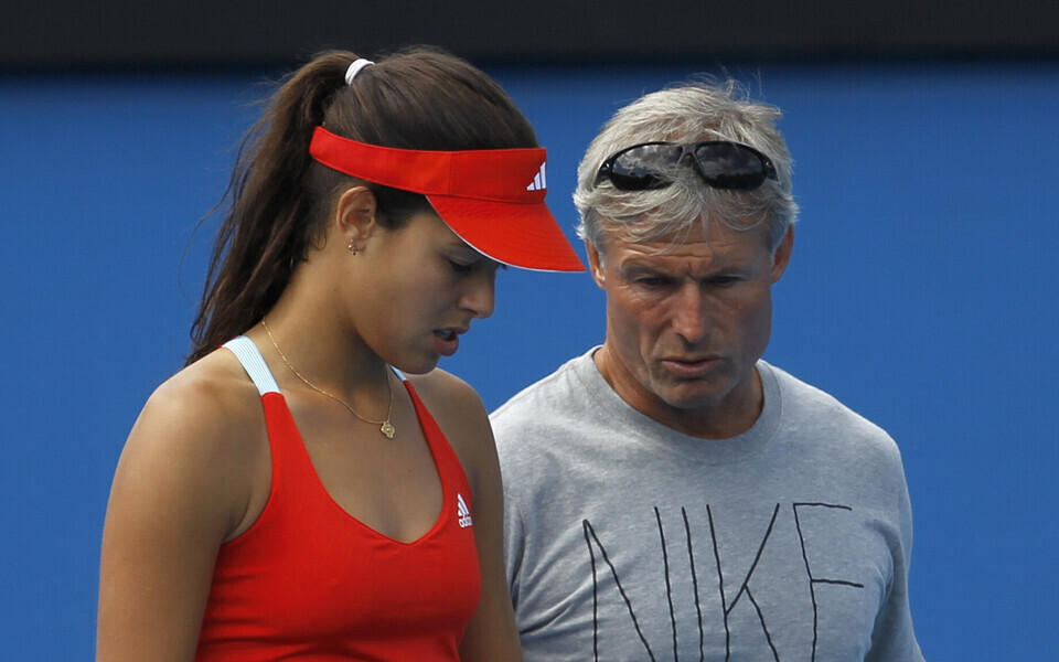 Nigel Sears koos oma endise hoolealuse Ana Ivanoviciga.