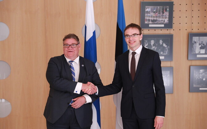 Eesti välisministri Sven Mikseri ja Soome välisministri Timo Soini kohtumine