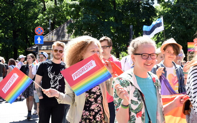 Гей-парад в Риге.