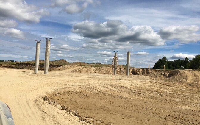 Строительство скоростного отрезка шоссе Козе-Выыбу-