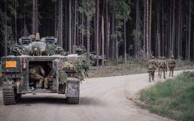 Eesti- ja liitlasüksused harjutasid õppusel Saber Strike kaitse- ja ründetegevusi.