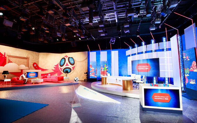 ERR-i jalgpallistuudio Venemaa MM-iks.