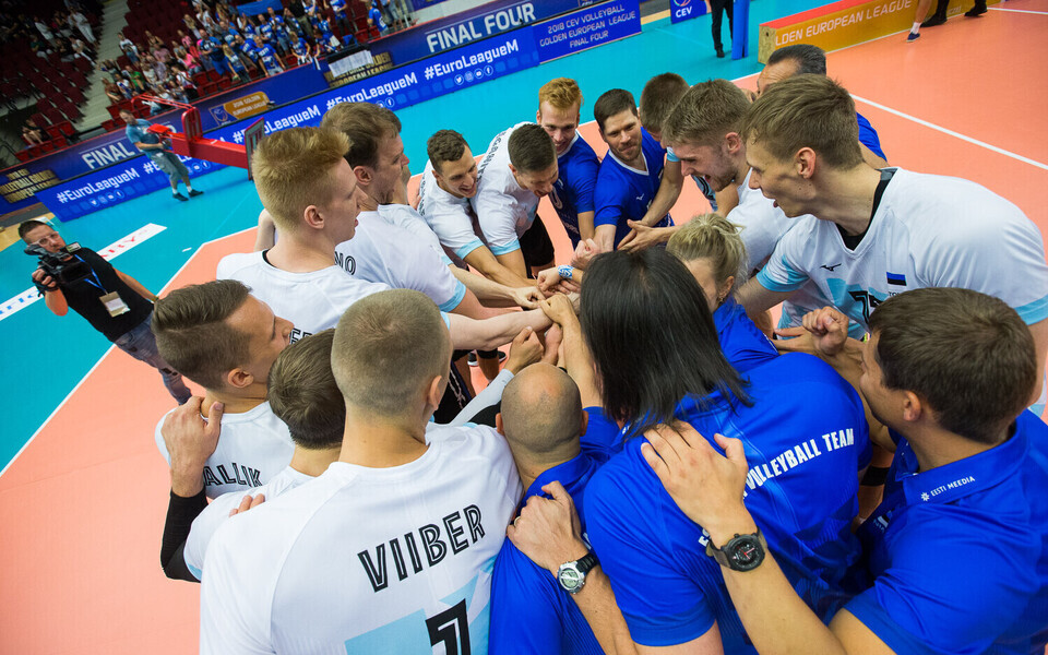 Eesti meeste võrkpallikoondis.