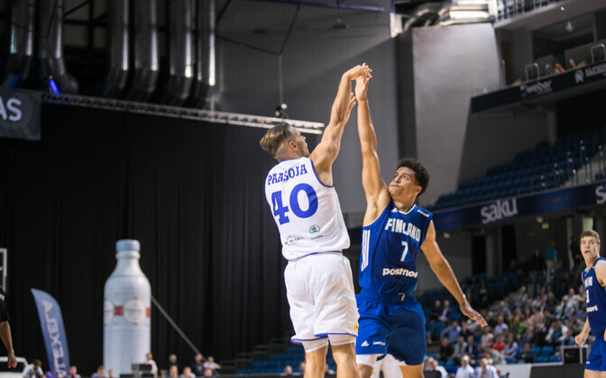 Сборная Эстонии по баскетболу уступила Финляндии.