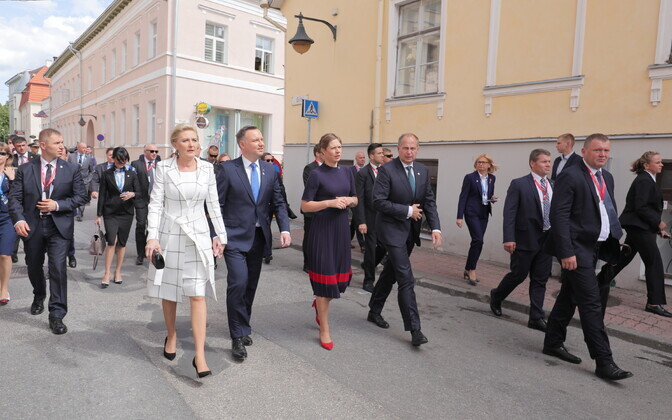 Riigipead Rüütli tänaval.