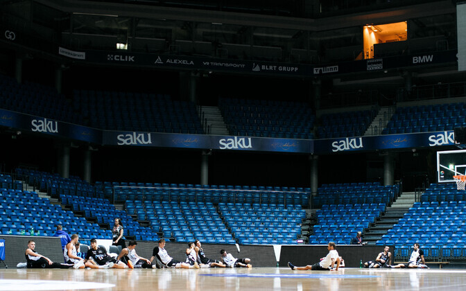 Eesti ja Kreeka korvpallikoondise treening