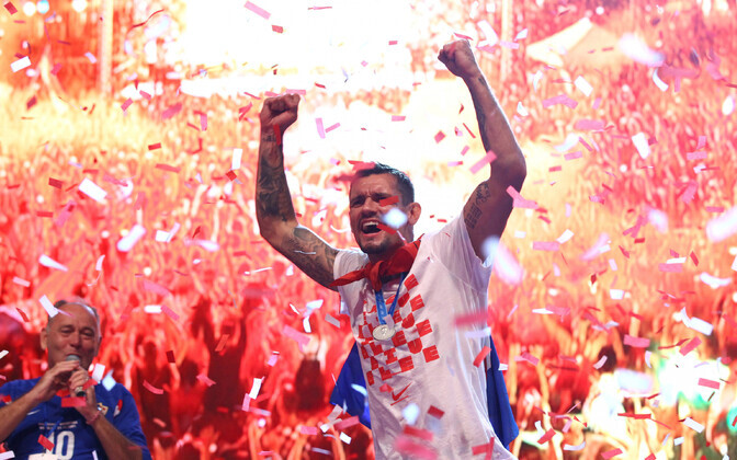 Horvaatia jalgpallikoondise vastuvõtt Zagrebis