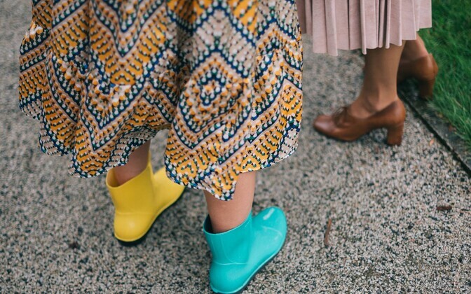 Presidendi vastuvõtt roosiaias