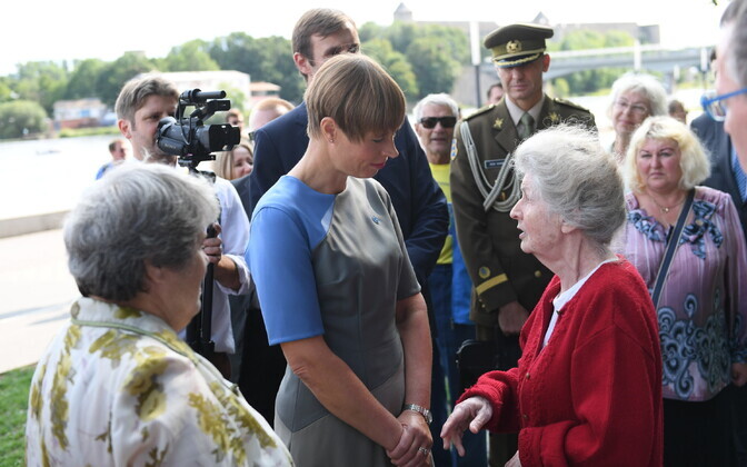 Президент Керсти Кальюлайд в Нарве