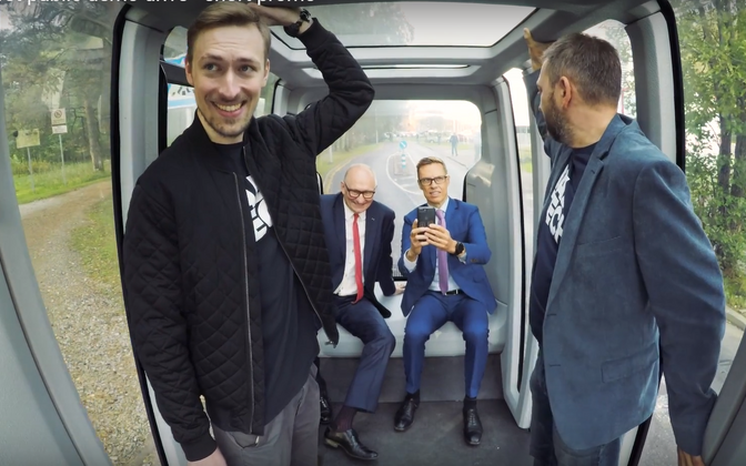 TalTech tähistas aastapäeva rokkooperi ja iseauto esmasõiduga