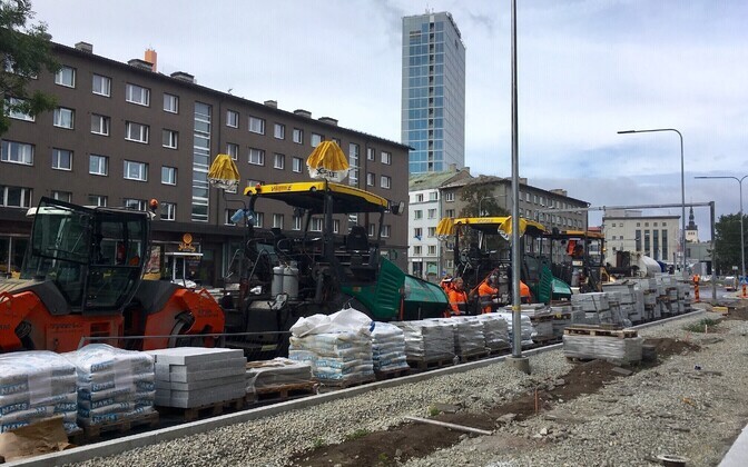 Асфальтирование улицы Гонсиори.