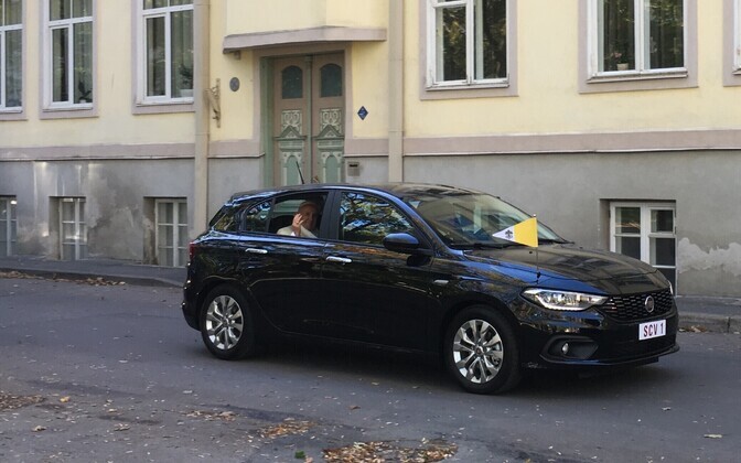 Paavst Franciscus Kadriorus Koidula tänaval