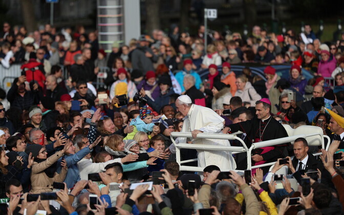 Paavst Franciscus Vabaduse väljakul