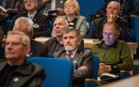 The 30th anniversary of the Estonian Popular Front was marked with an event held at the Estonian National Library in Tallinn on Sunday. 30 September 2018.