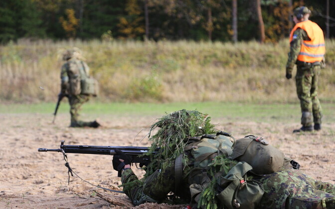 Logistikapataljoni taktikaliste laskeharjutuste laager.