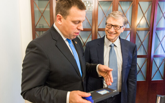 Jüri Ratas kohtus Bill Gatesiga