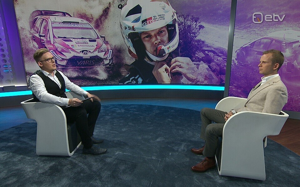 Karl Kruuda ETV spordisaate stuudios