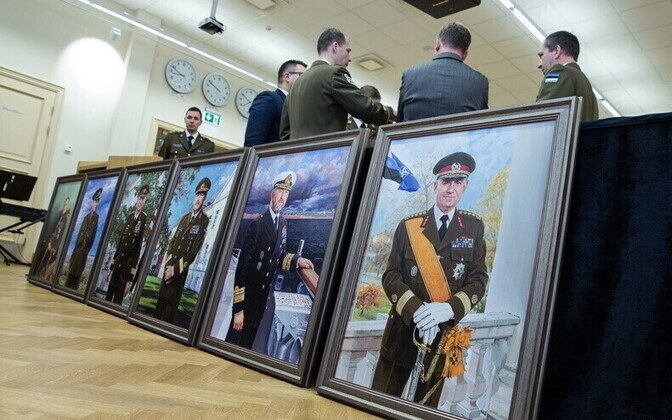 Kaitseväe juhatajatele pühendatud saali avamine