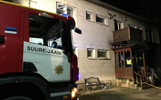 Пожар в деревне Кыйдама, 19 ноября.