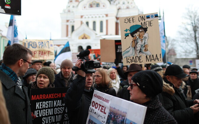 EKRE meeleavaldus Toompeal