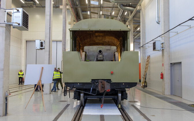 Tapa depoos näidati Eesti Vabadussõja 100. aastapäeva meenutamise puhul ehitatud soomusrongi nr 7 Wabadus