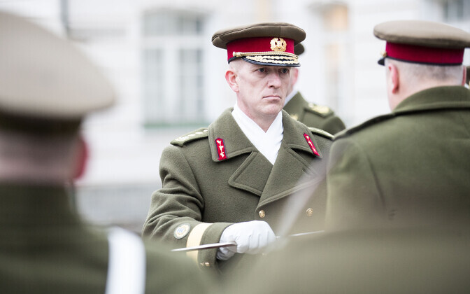 Церемония передачи командования Силами обороны.