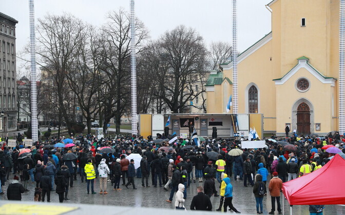 Meeleavaldus 9. detsembril Vabaduse väljakul