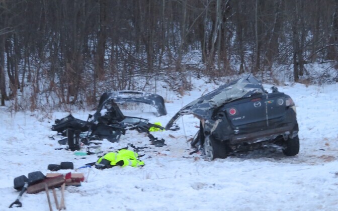 Tallinna-Tartu maantee 123. kilomeetril toimunud raske liiklusõnnetus