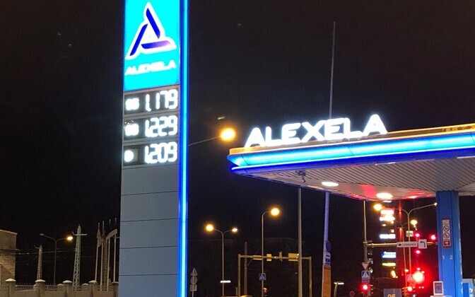 Kütuse hind tanklates.