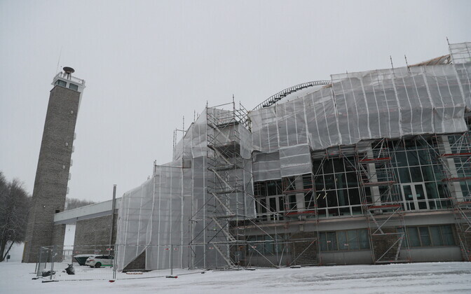 Ремонт арки Певческого поля