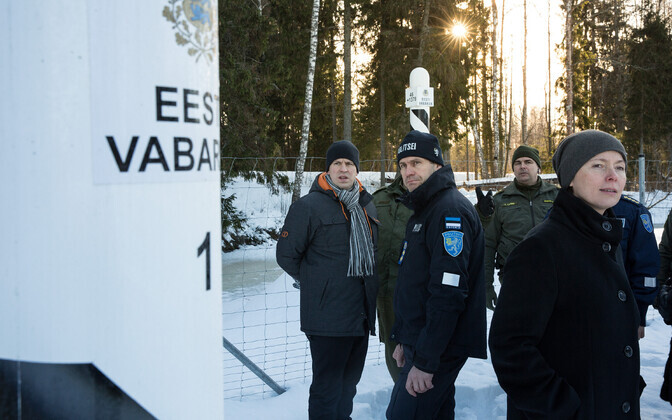 Peaminister Jüri Ratas ja siseminister Katri Raik külastasid kagupiiri.