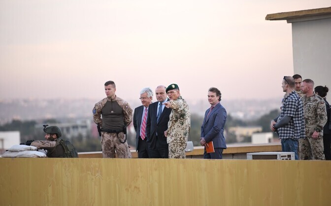 Kaitseminister Jüri Luik Malis.